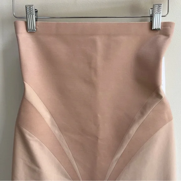 Spanx SuperSculpt Transform High-Waisted Mid-Thigh Shapewear Short Nude S - Picture 5 of 8